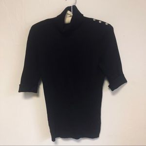 White House Black Market short sleeve turtle neck